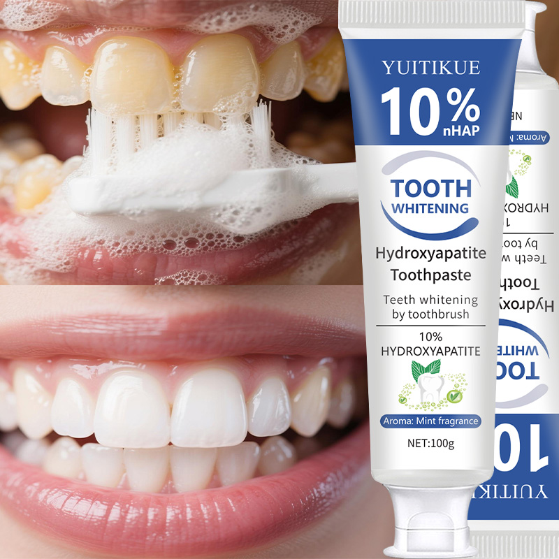 Teeth Whitening Best - YUITIKUE 10% NHAP Hydroxyapatit Zahnpasta 100g