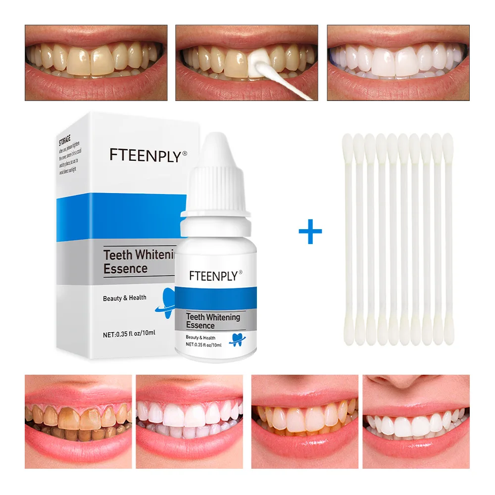 Teeth Whitening Best - FTEENPLY Zahnaufhellung Essenz Pulver Mundhygiene Reinigungsserum