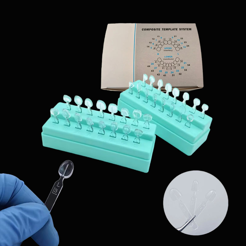 Teeth Whitening Moulds - 32-teiliges Set Komposit-Harzformen Lichthärtende Autoklavierbare Zahnveneer-Formen