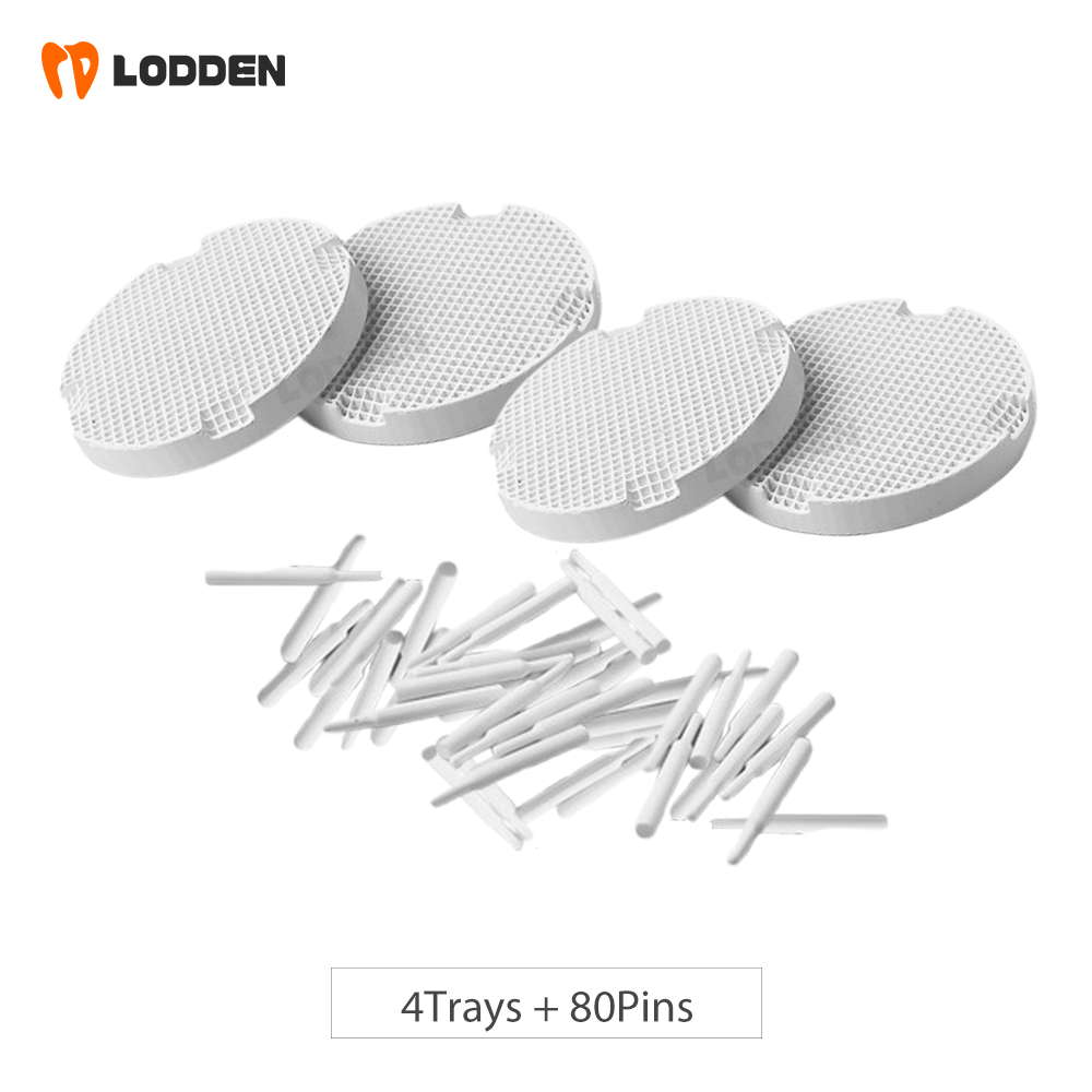 Teeth Whitening Tray - LODDEN Keramik-Waben-Brenntabletts und Zirkonoxidstifte, Zubehör für