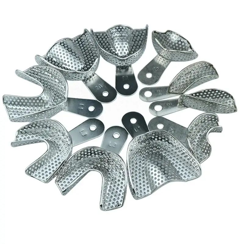 Teeth Whitening Tray - 10 Stück Dentallabor-Ausrüstung Obere und Untere