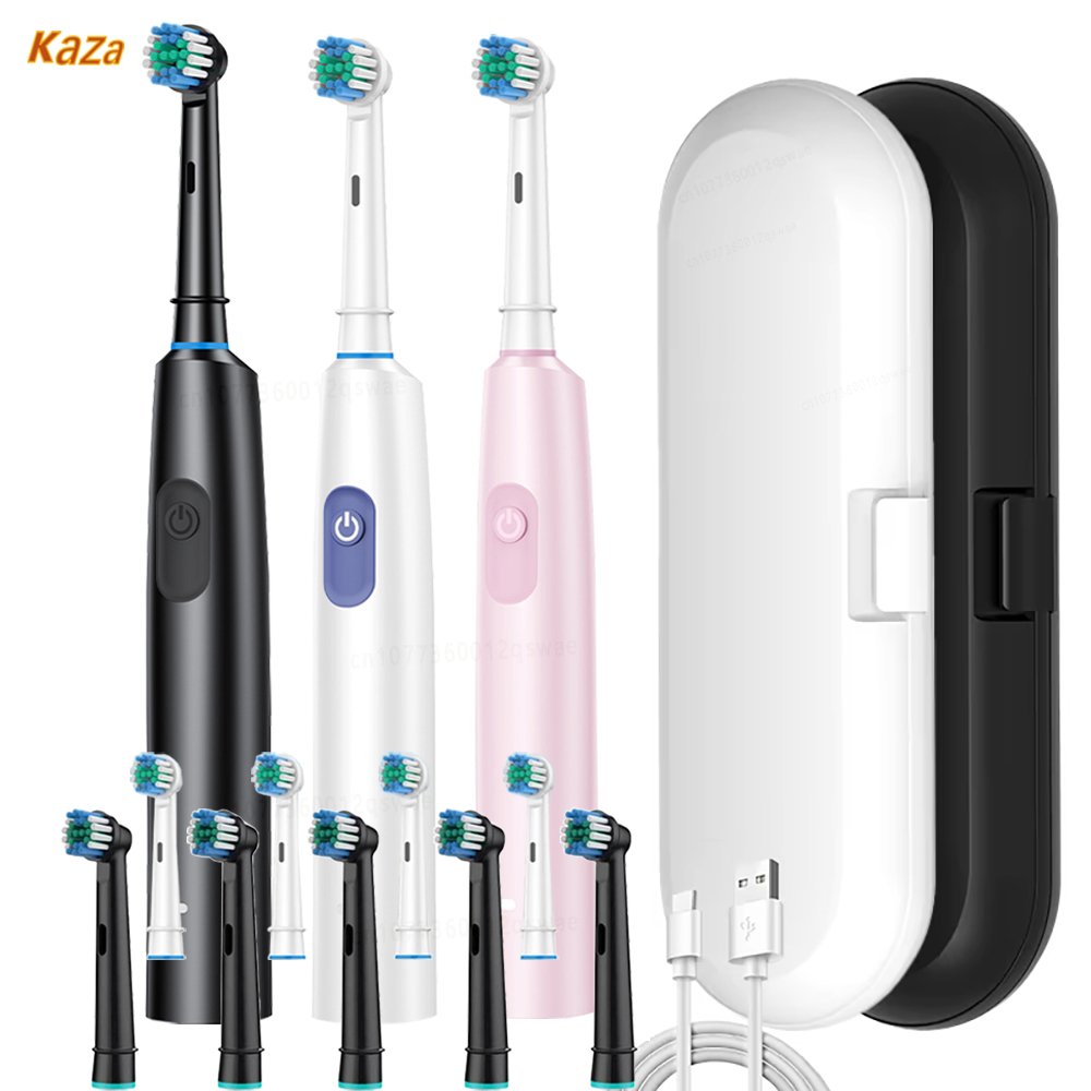 Teeth Whitening Or Tooth Whitening - Intelligente elektrische Zahnbürste, wiederaufladbare Zahnbürste, 5