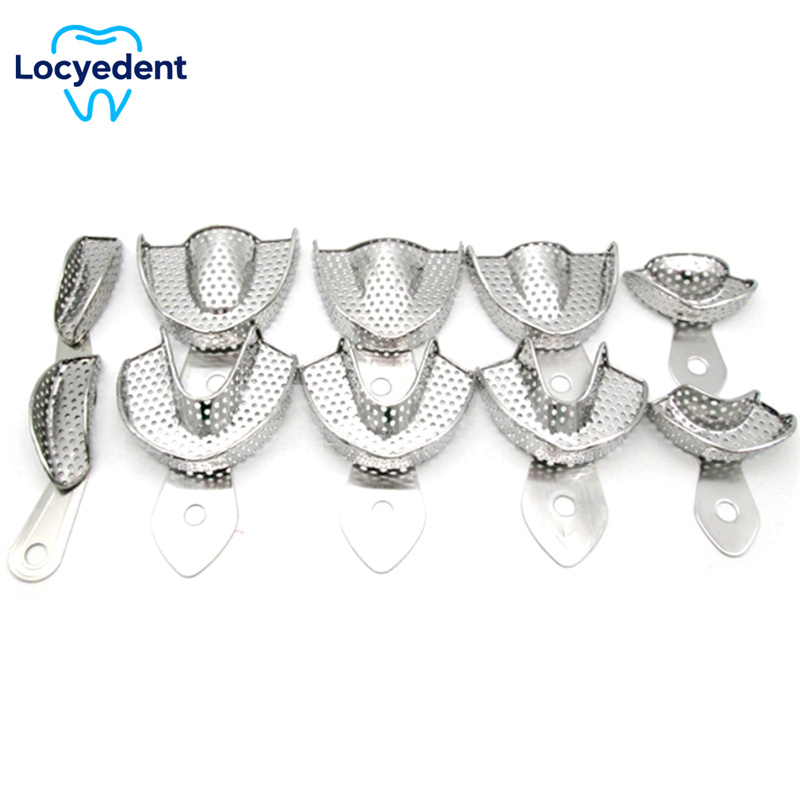 Teeth Whitening Tray - 10 Teile/satz Dental Abdruck Tablett Edelstahl