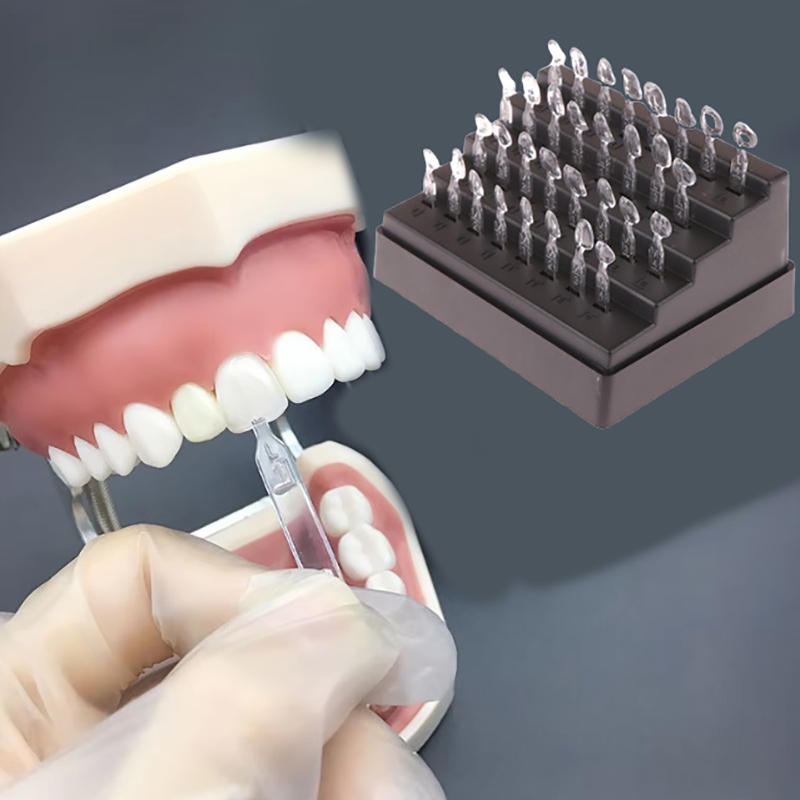 Teeth Whitening Moulds - 32-teiliges Dental-Veneer-Formen-Set, Dentales Direktes Komposit-Veneer-System, Komposit-Harzform