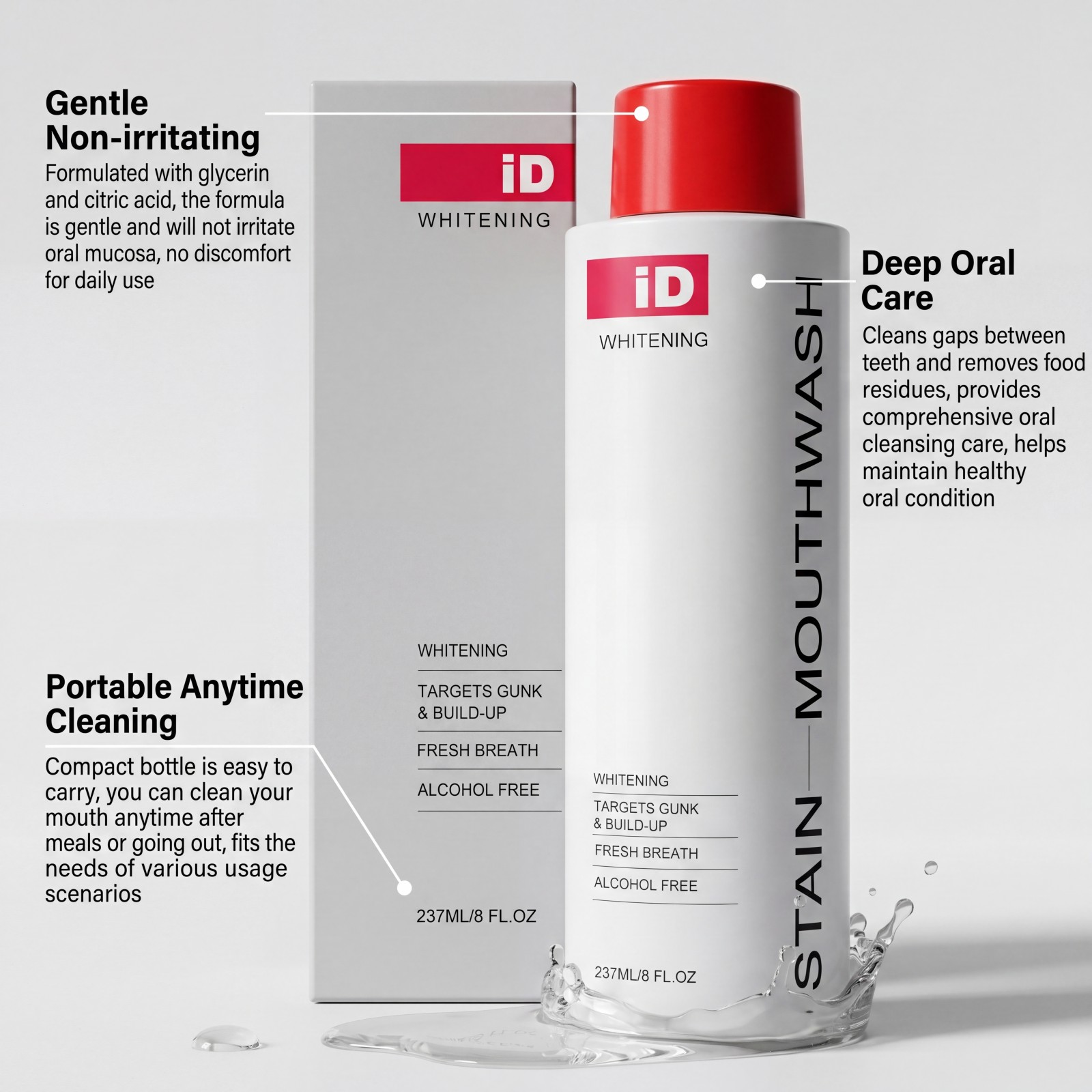 Neue 2026 Alkoholfreie Mundspü – Whitening Mouthwash Bewertung und Preis