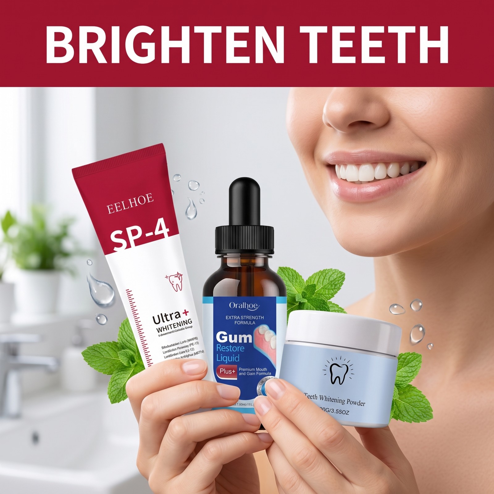 Mundpflege-Kombi-Set: Aufhelle – Whitening Mouthwash Bewertung und Preis
