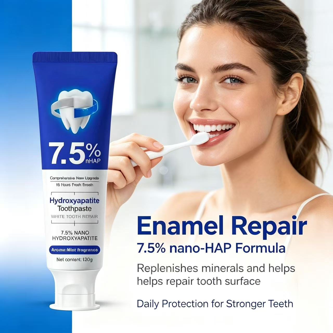7,5% Nano-Hydroxyapatit Zahnpa – Teeth Whitening Best Bewertung und Preis