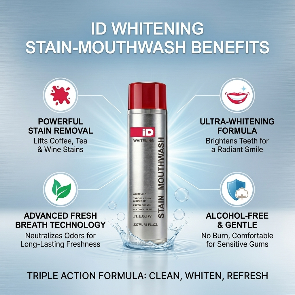 Hismile ID Whitening Stain Mun – Whitening Mouthwash Bewertung und Preis