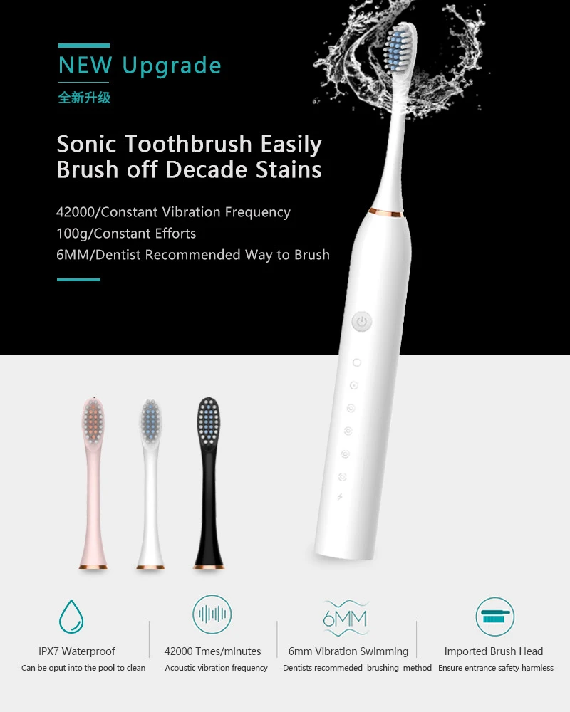 Sonic Elektrische Zahnbürste E – Teeth Whitening Or Tooth Whitening Bewertung und Preis